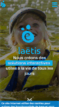 Mobile Screenshot of laetis.fr